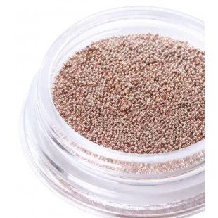 Mini Small Metal Beads Bullion Rose Gold