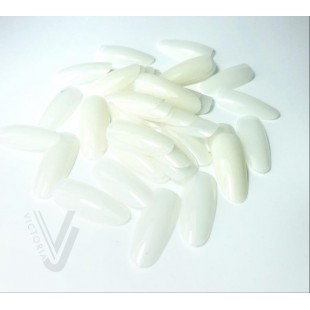 Nail Art Tips Natural 50pcs