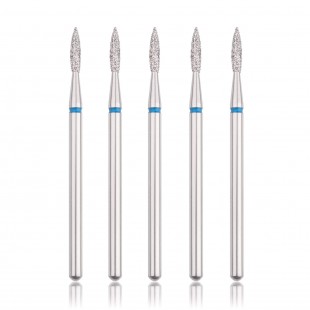 Flame Point  Cuticle Bit  Pack 5 pcs 021 Blue