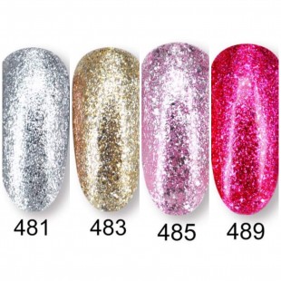 Glitter Gel Polish Nail  CANNI 7.3ml