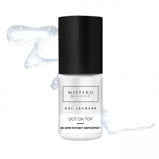 Dot On Top White Effect No Wipe Top Matt 7 ml  Mistero Milano