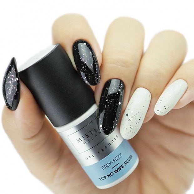 Silver  Easy-Fizzy Top No Wipe 7ml