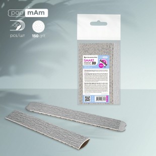 Disposable files papmAm (soft base) for straight nail file SMART 20 100  (30 pcs)