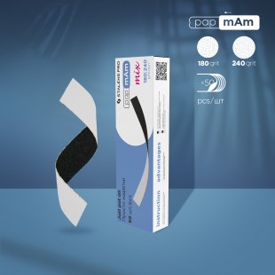 Disposable double-sided files papmAm Mix EXPERT 180/240 grit (50 pcs)