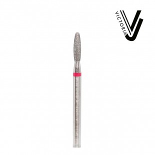 Flame Safety  End Cuticle Bit  Ø - 2.1mm Red