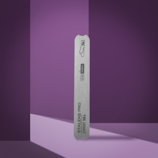 Straight metal base for nail file EXPERT 20s 130 mm