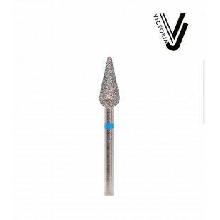 Pear  Cuticle Bit Ø - 5.0 mm Blue